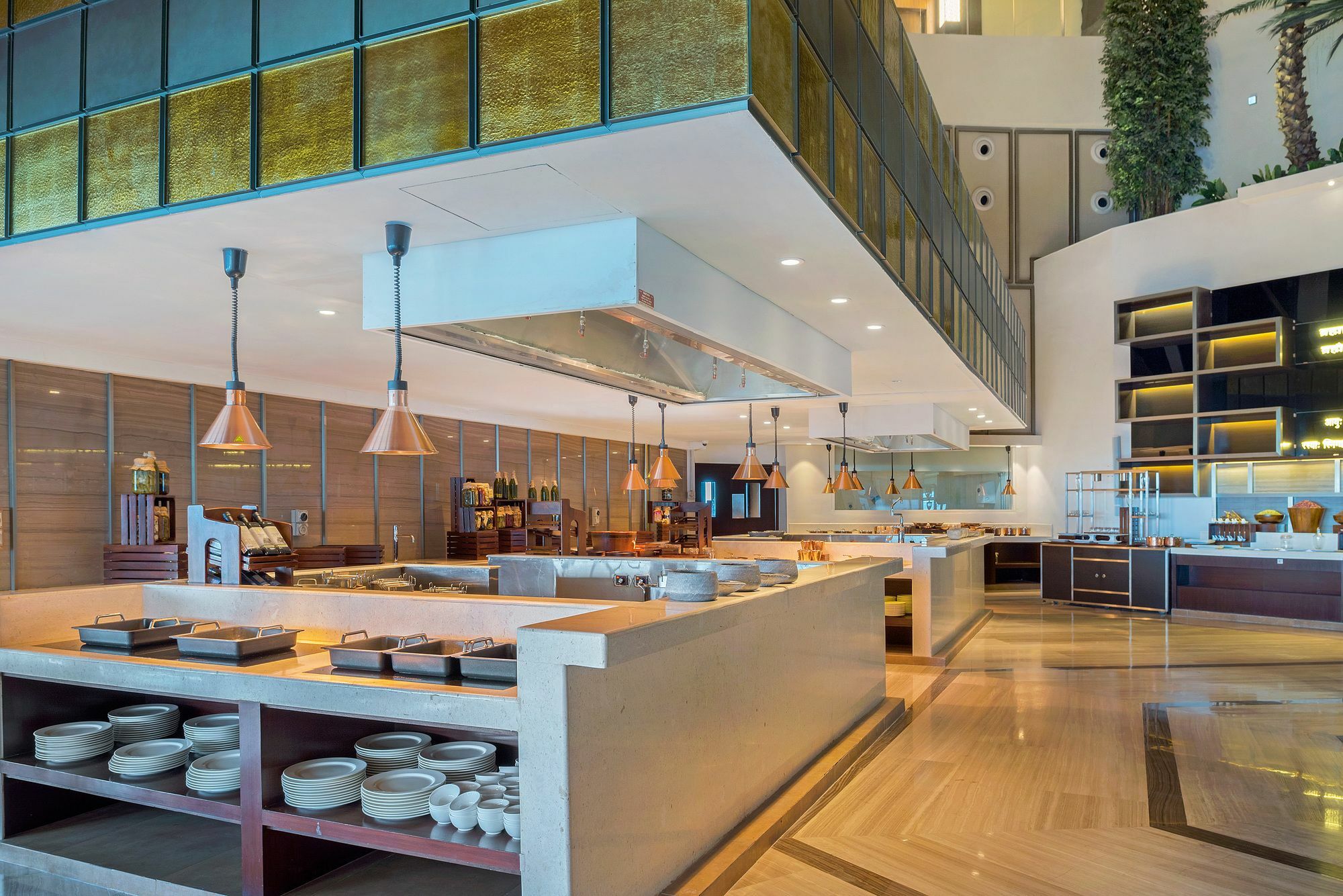 The Westin Kolkata Rajarhat מראה חיצוני תמונה The kitchen at the Grand Hyatt Mumbai